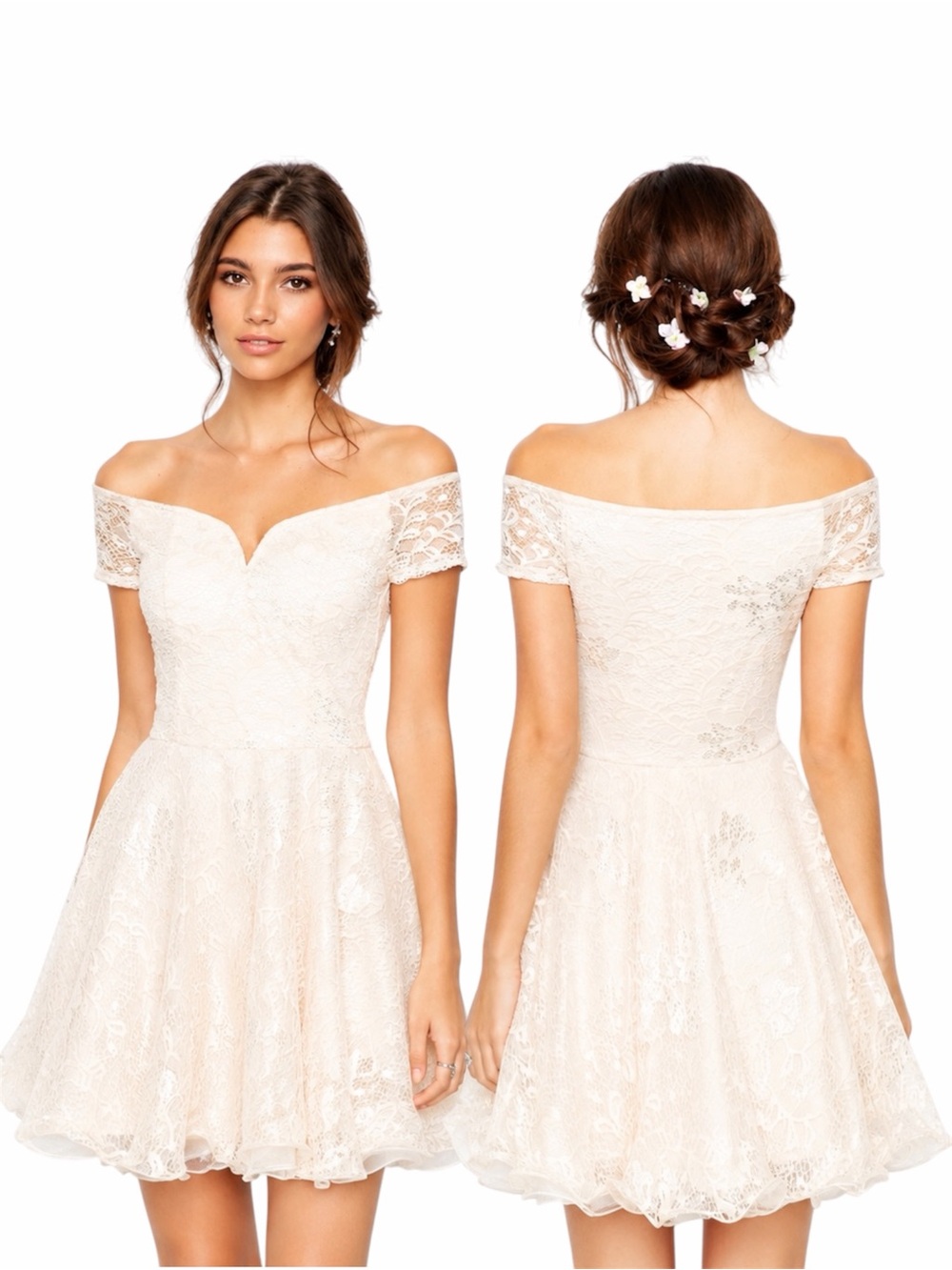 CHI CHI LONDON TERESA LACE DRESS SZ 10 - BNWT
